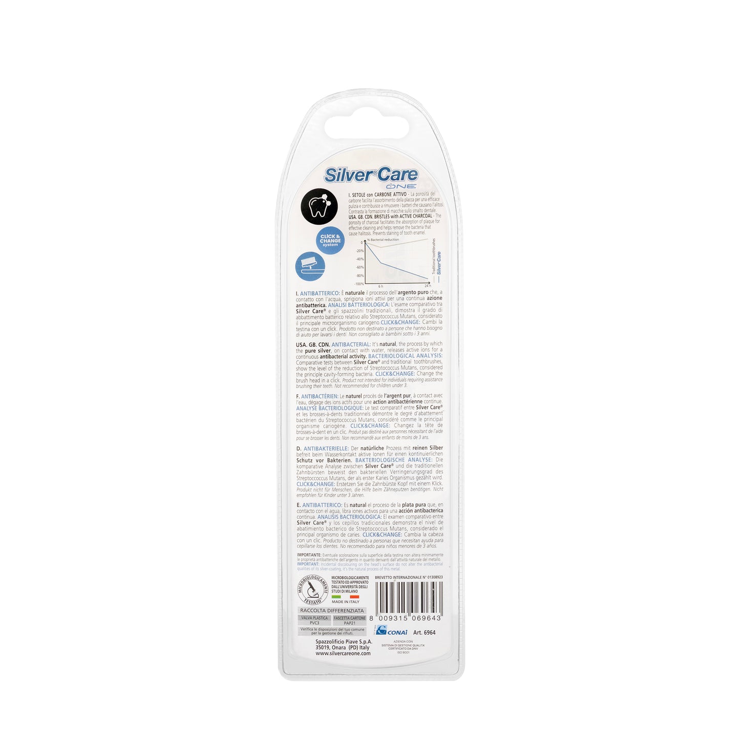Silver Care One Carbone Extra Soft Toothbrush-6964