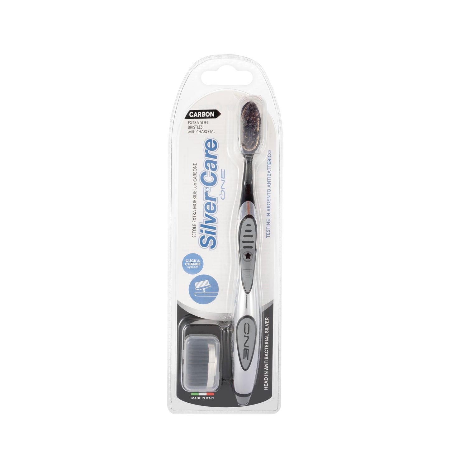 Silver Care One Carbone Extra Soft Toothbrush-6964
