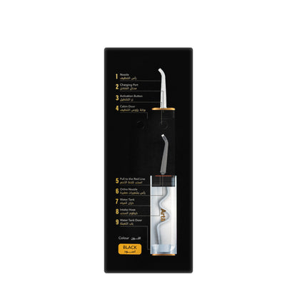 Arta Mini Water Flosser 100Psi Black [S]