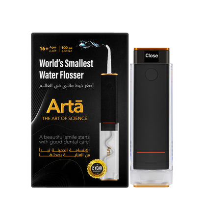 Arta Mini Water Flosser 100Psi Black [S]