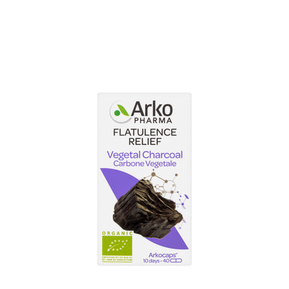 Arkopharma Flatulence Relief Vegetal Charcoal 40 Capsules