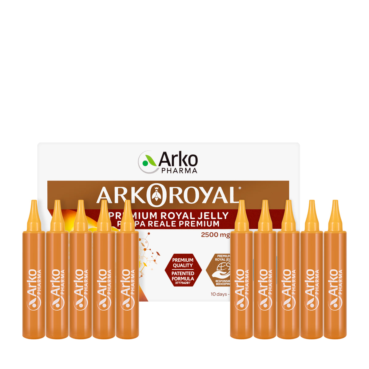 Arkopharma Arkoroyal Premium Royal Jelly2500 mg 10 Vials