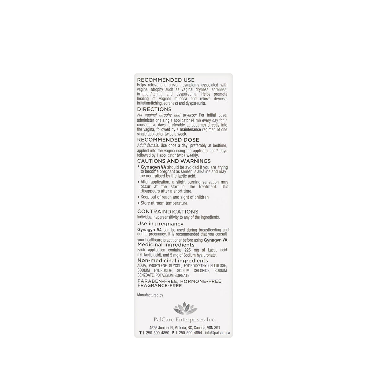 Gynagyn Vaginal Atrophy Vaginal Gel 7 Pieces