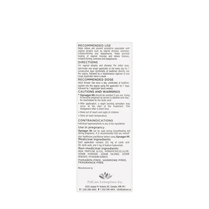 Gynagyn Vaginal Atrophy Vaginal Gel 7 Pieces