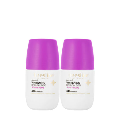 Beesline 48 Hours Whitening Roll On Deo Beauty Pearl 50 Ml 1+1 Offer Pack