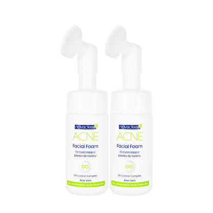 Novaclear Acne Facial Foam 100 Ml 1+1 Offer