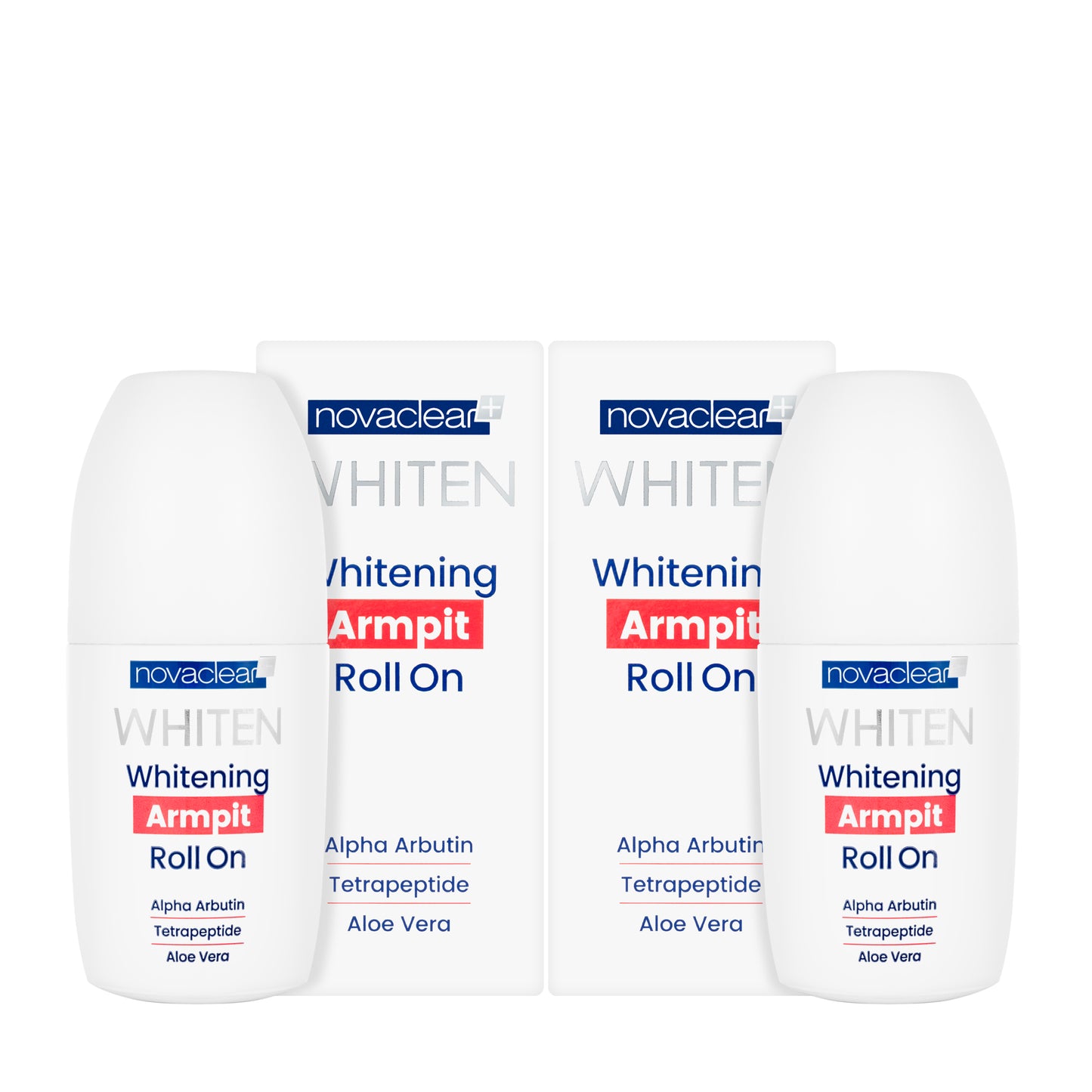 Novaclear Whitening Armpit Roll On 50 Ml 1+1 Offer