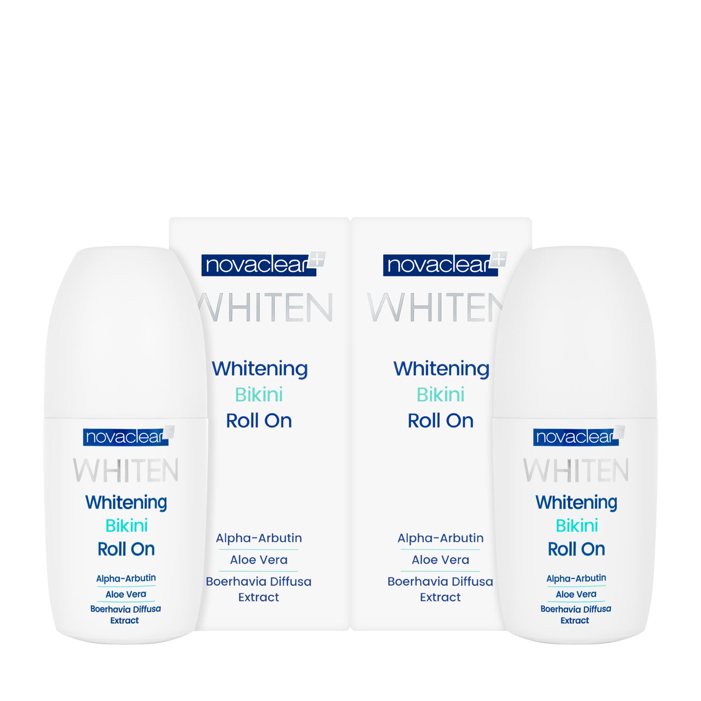 Novaclear Whitening Bikini Roll On 50 Ml 1+1 Offer