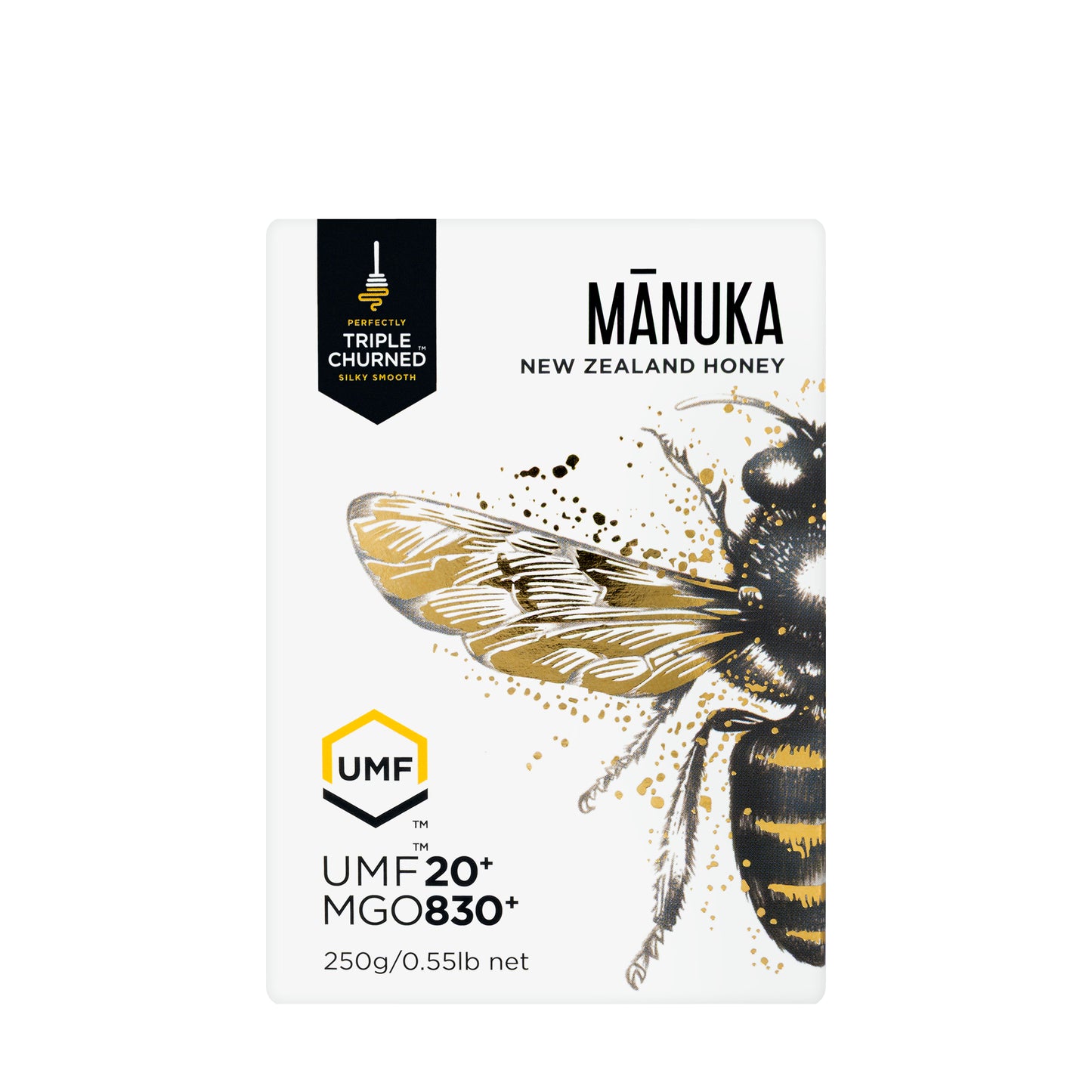 1839 Triple Churned Manuka Honey UMF 20+ MGO 830+ 250g