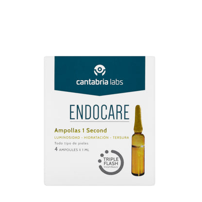 Cantabria Labs Endocare 1 Second Flash Ampoules 4 x 1 Ml
