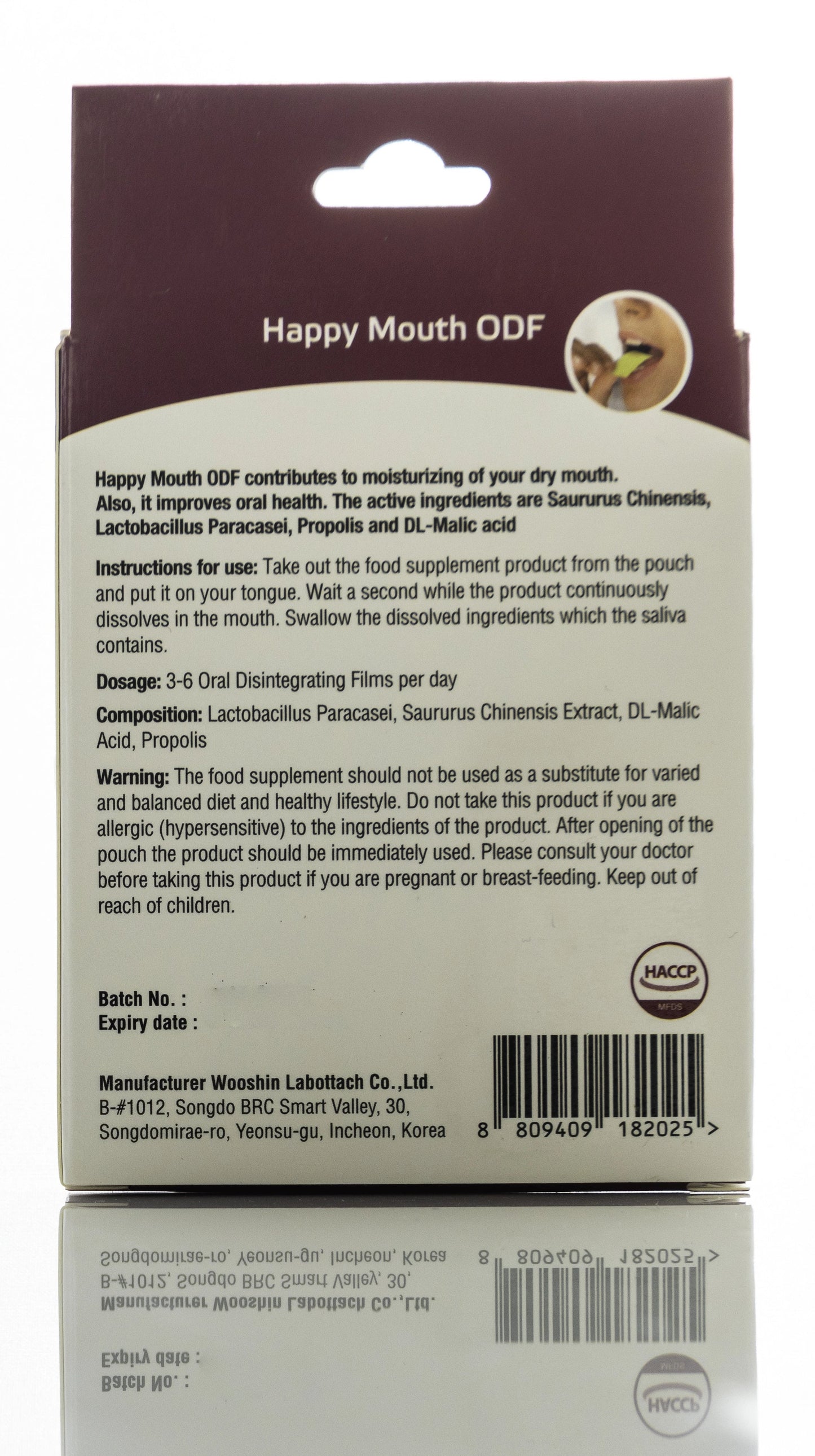 Happy Mouth Odf Oral Strips 5Pcs