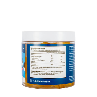 OBU Kids Sleep Gummies 60 Gummies