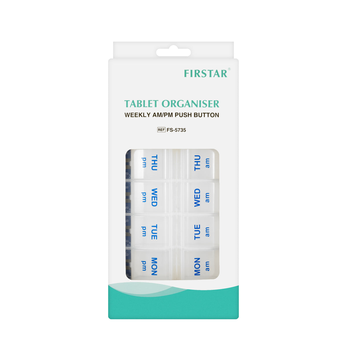Firstar Weekly AM/PM Pill Box [Fs-5735]