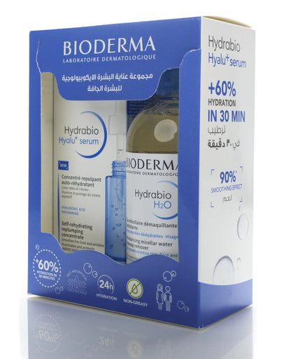 Bioderma Hydrabio Hyalu+ Serum 30ml+Bioderma Hydrabio H2O Micellar Water 250ml Skincare Set