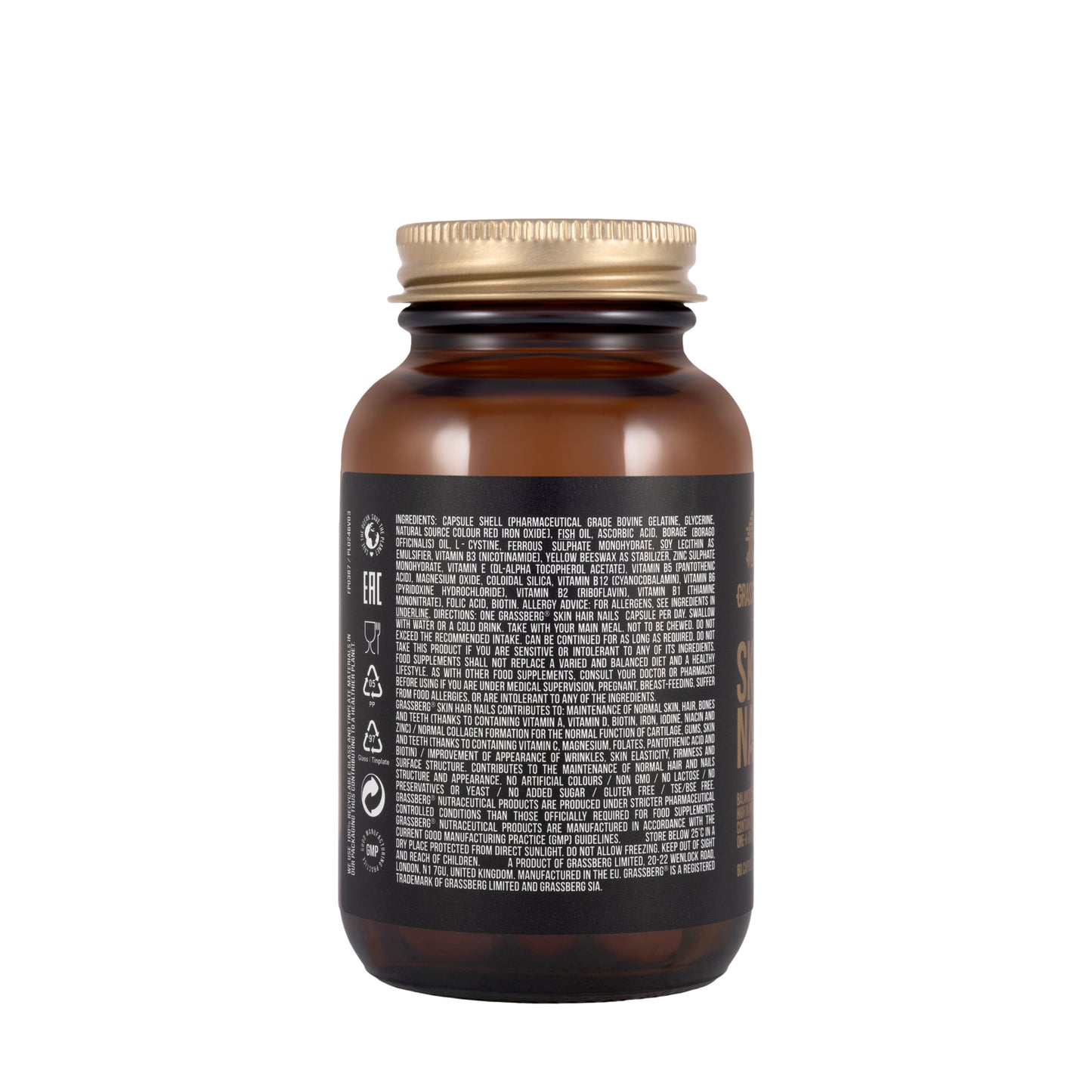 Grassberg Skin Hair Nails 60 Capsule