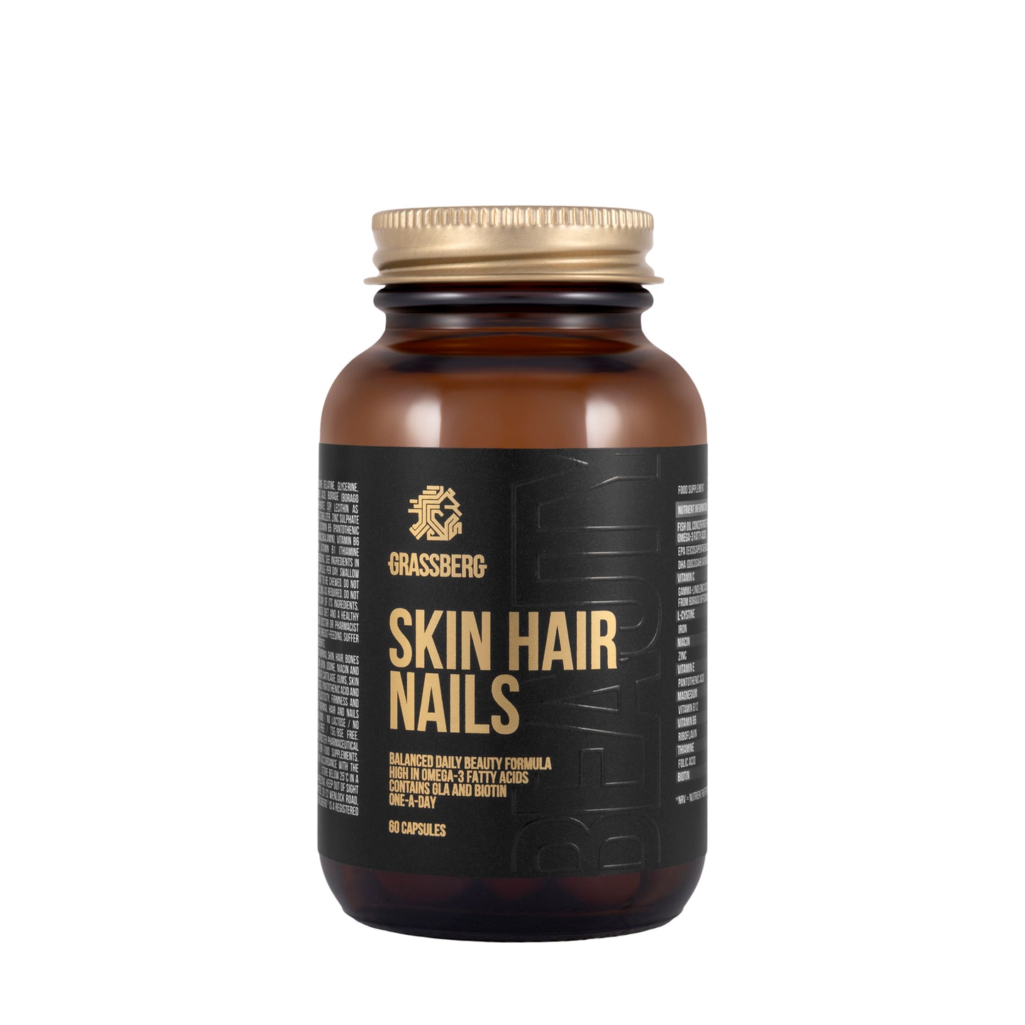 Grassberg Skin Hair Nails 60 Capsule