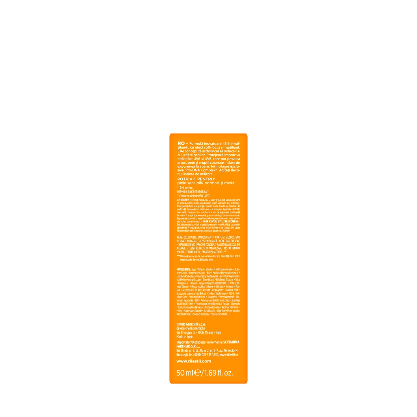 Rilastil Sun System Watertouch Spf 50+ Fluid 50 Ml