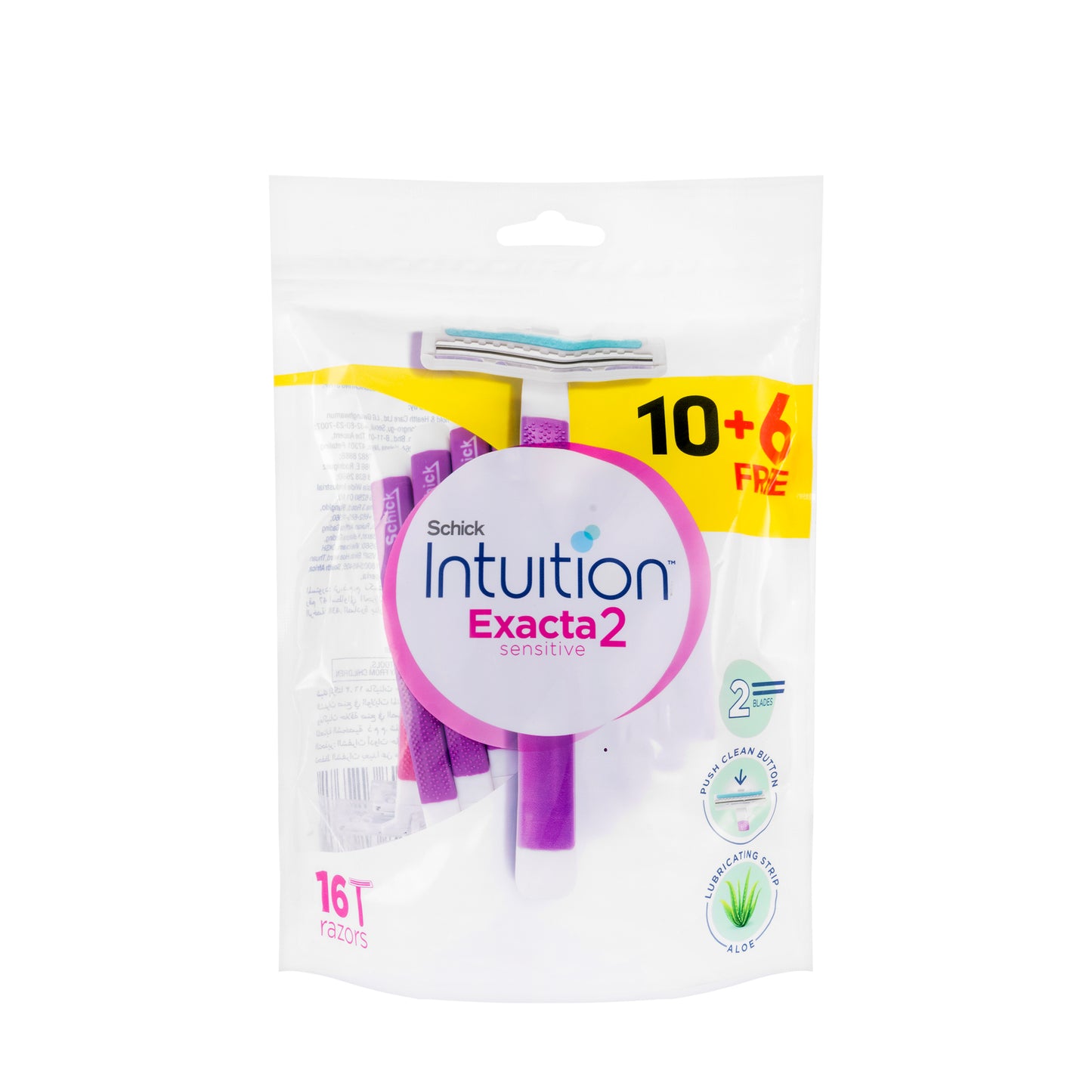 Schick Intuition Exacta 2 Sensitive 10+6 Razors