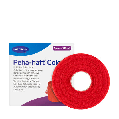 Hartmann Peha-Haft Cohesive Bandage 6Cmx20M [Red]