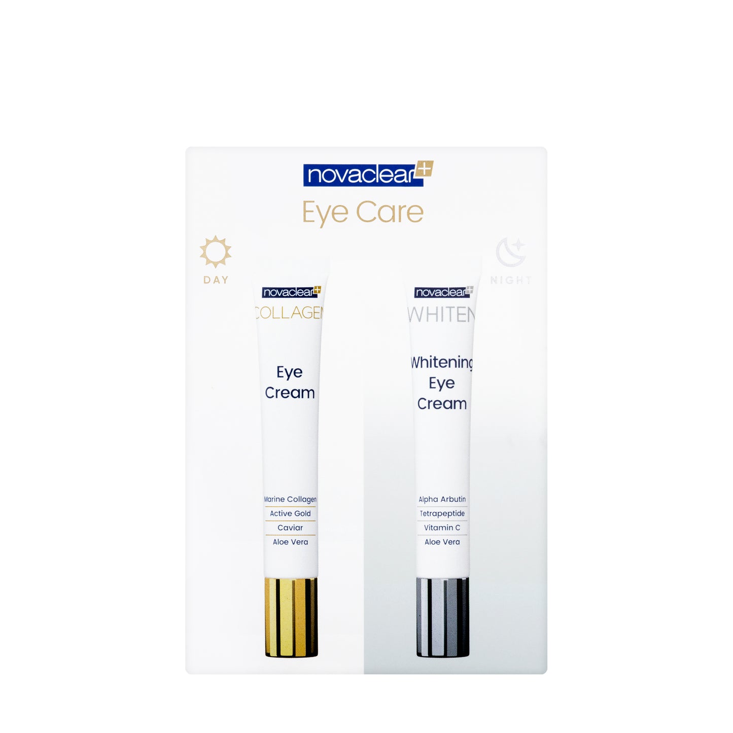 Novaclear  Eyecare[Collagen and White Eye Cream] Kit Offer