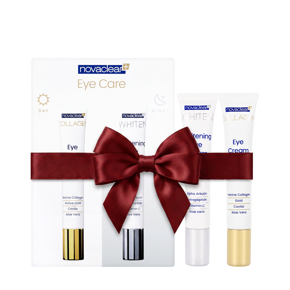 Novaclear  Eyecare[Collagen and White Eye Cream] Kit Offer