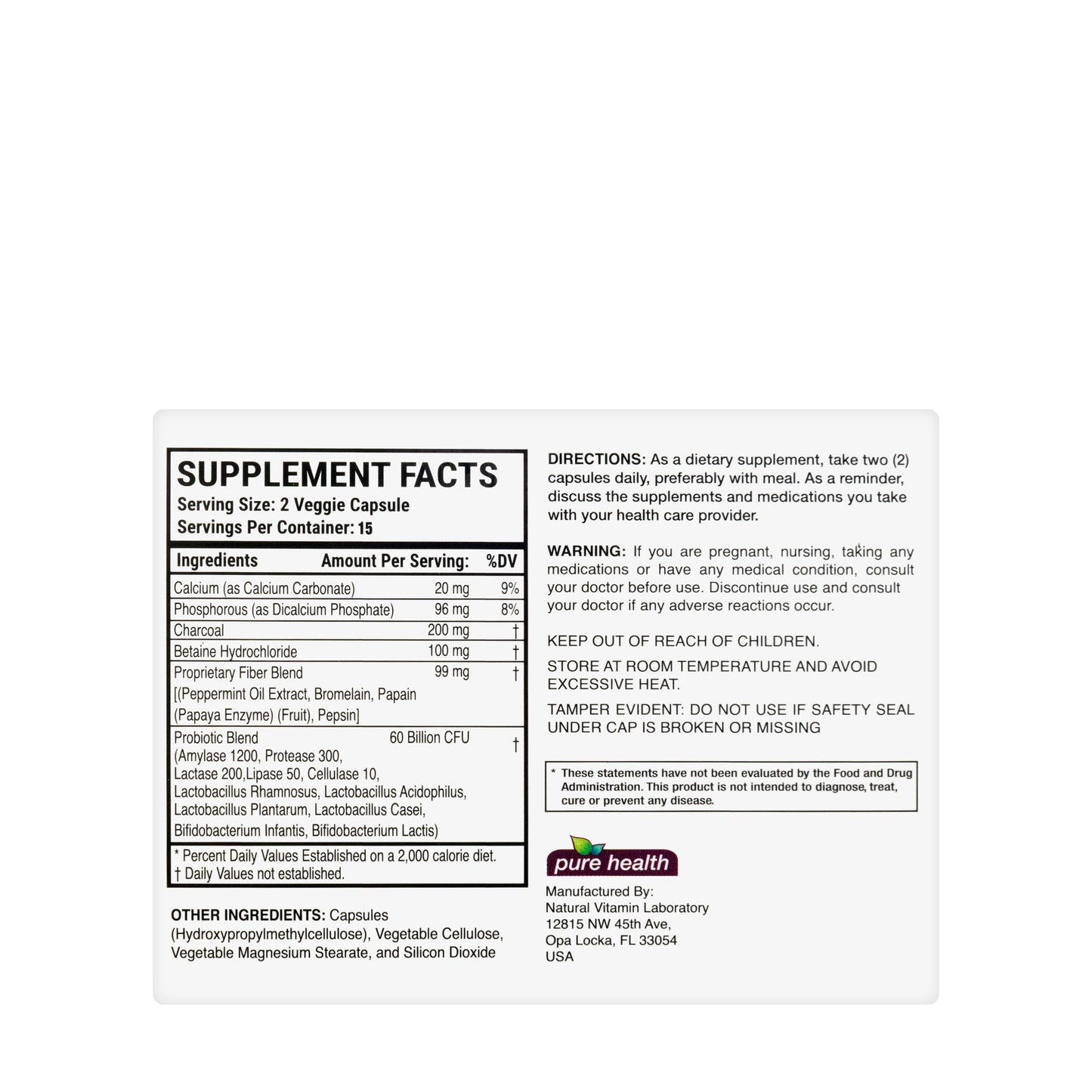 Pure Health Pure Fiber Diet 30 Capsules