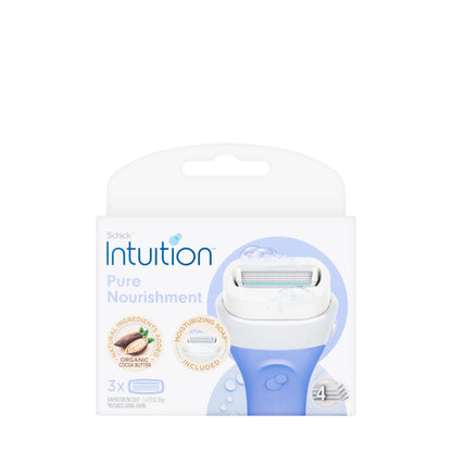 Schick Intuition Pure Nourishment Blades 3 Pieces