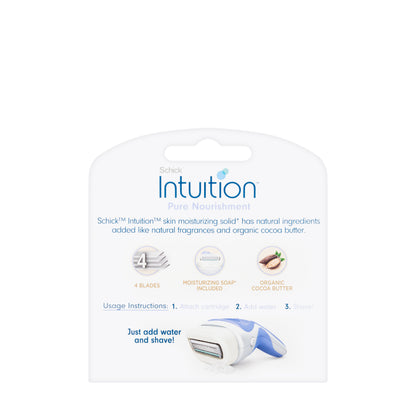 Schick Intuition Pure Nourishment Blades 3 Pieces