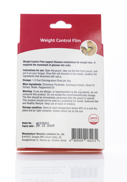 Weight Control Film 5 Oral Strips