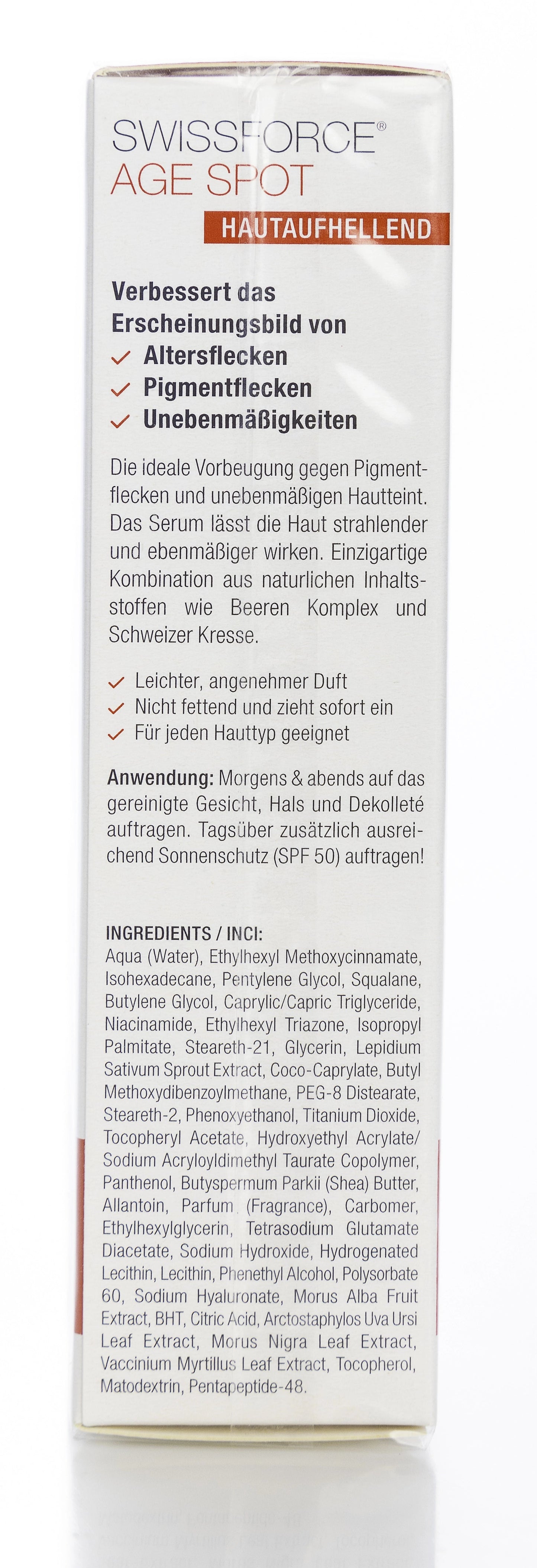 Swissforce Age Spot Skin Bright Serum 30 Ml