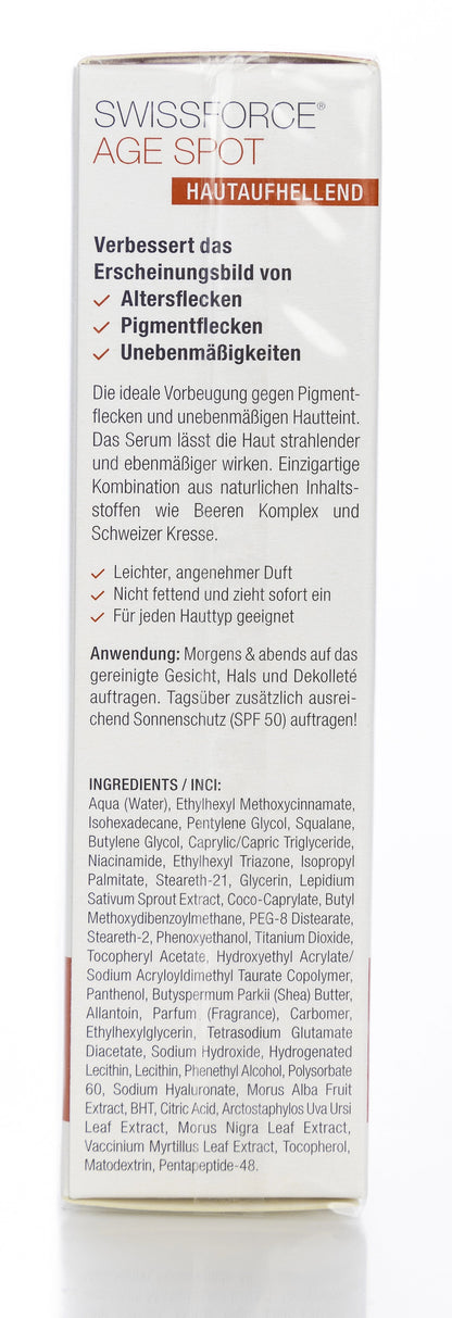 Swissforce Age Spot Skin Bright Serum 30 Ml