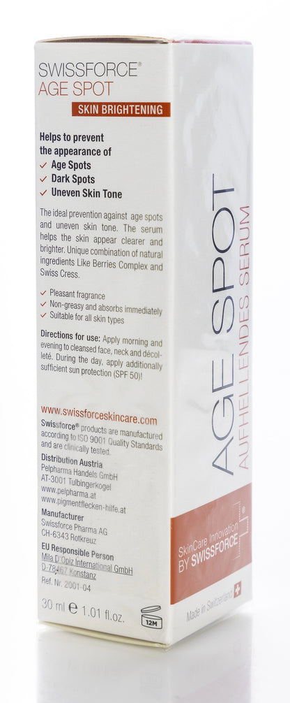 Swissforce Age Spot Skin Bright Serum 30 Ml