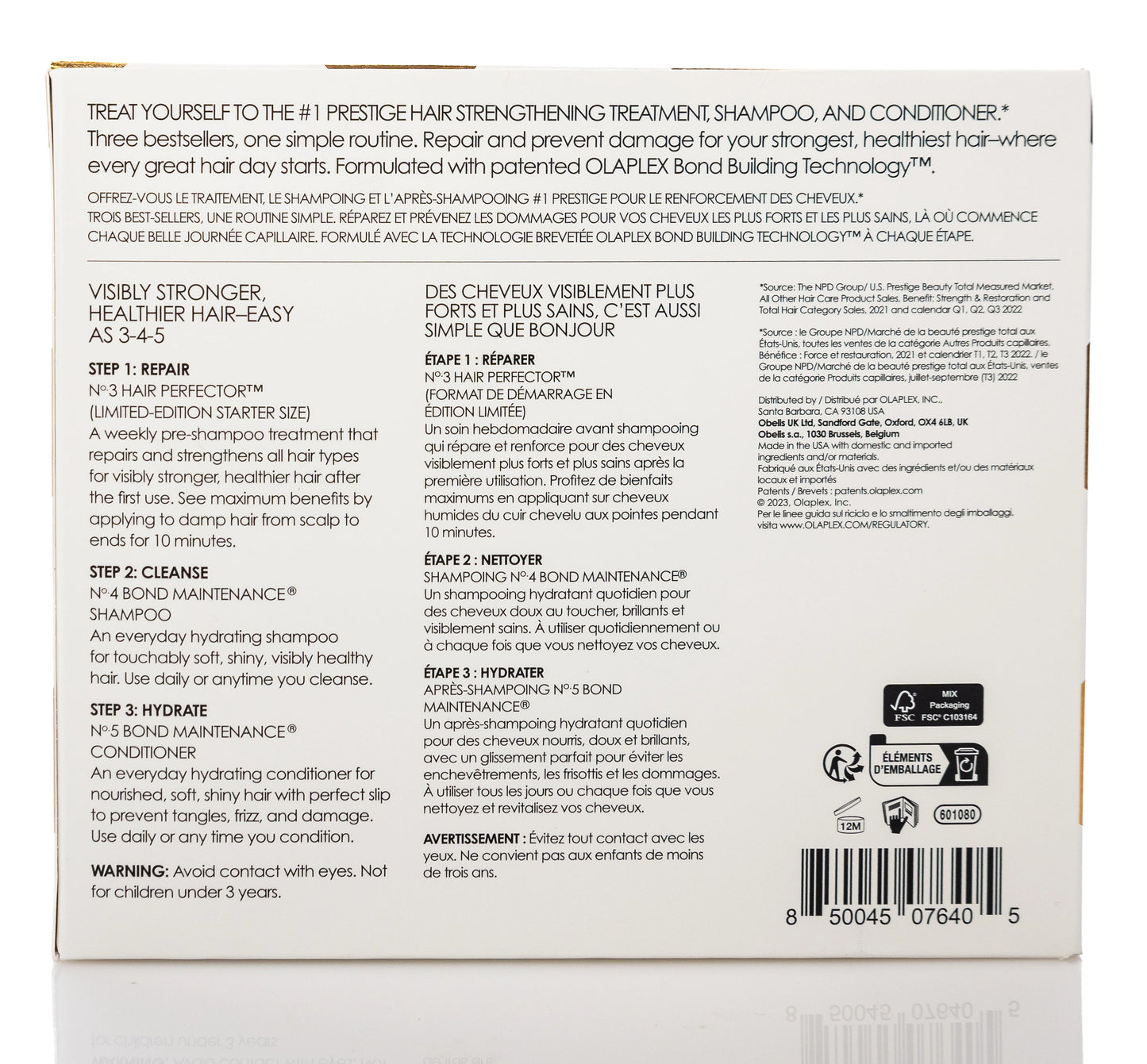 Olaplex Smooth Your Hair [No.3,4,5] Kit Offer