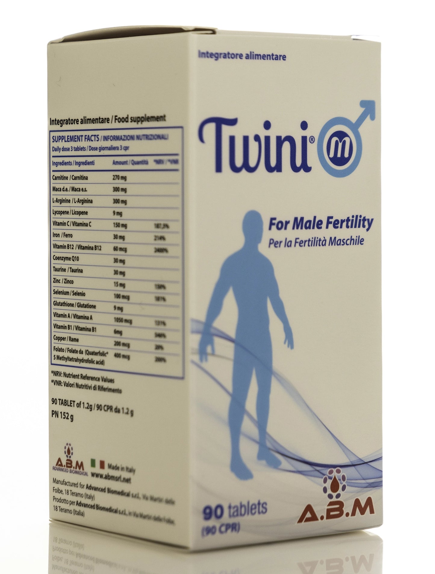 Twini M Male Fertility Support 90 Tablets