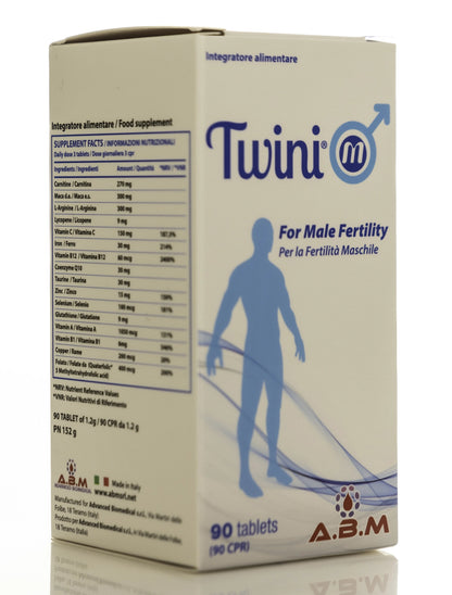 Twini M Male Fertility Support 90 Tablets