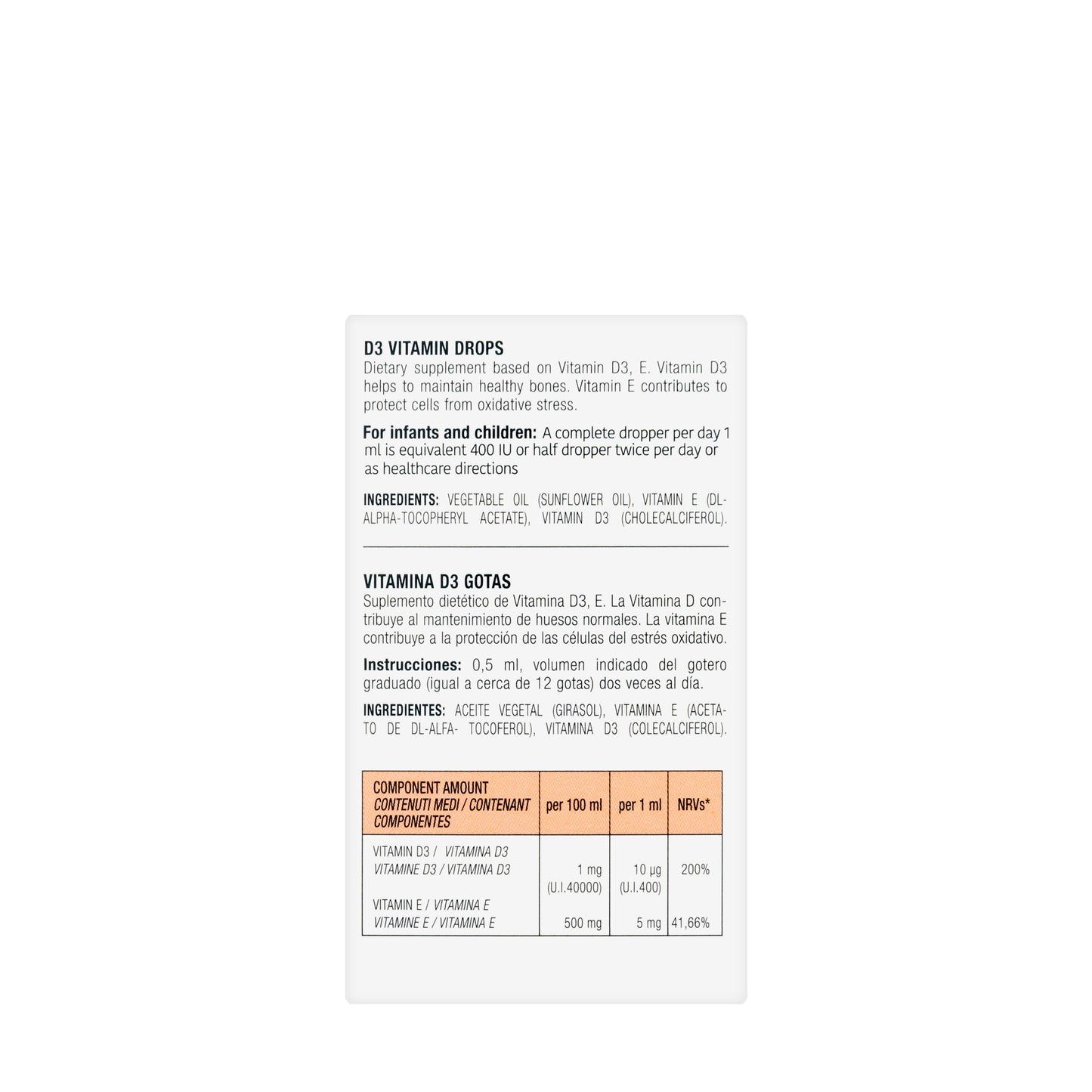 Euronatural D3 Vitamin Drops 20 ml
