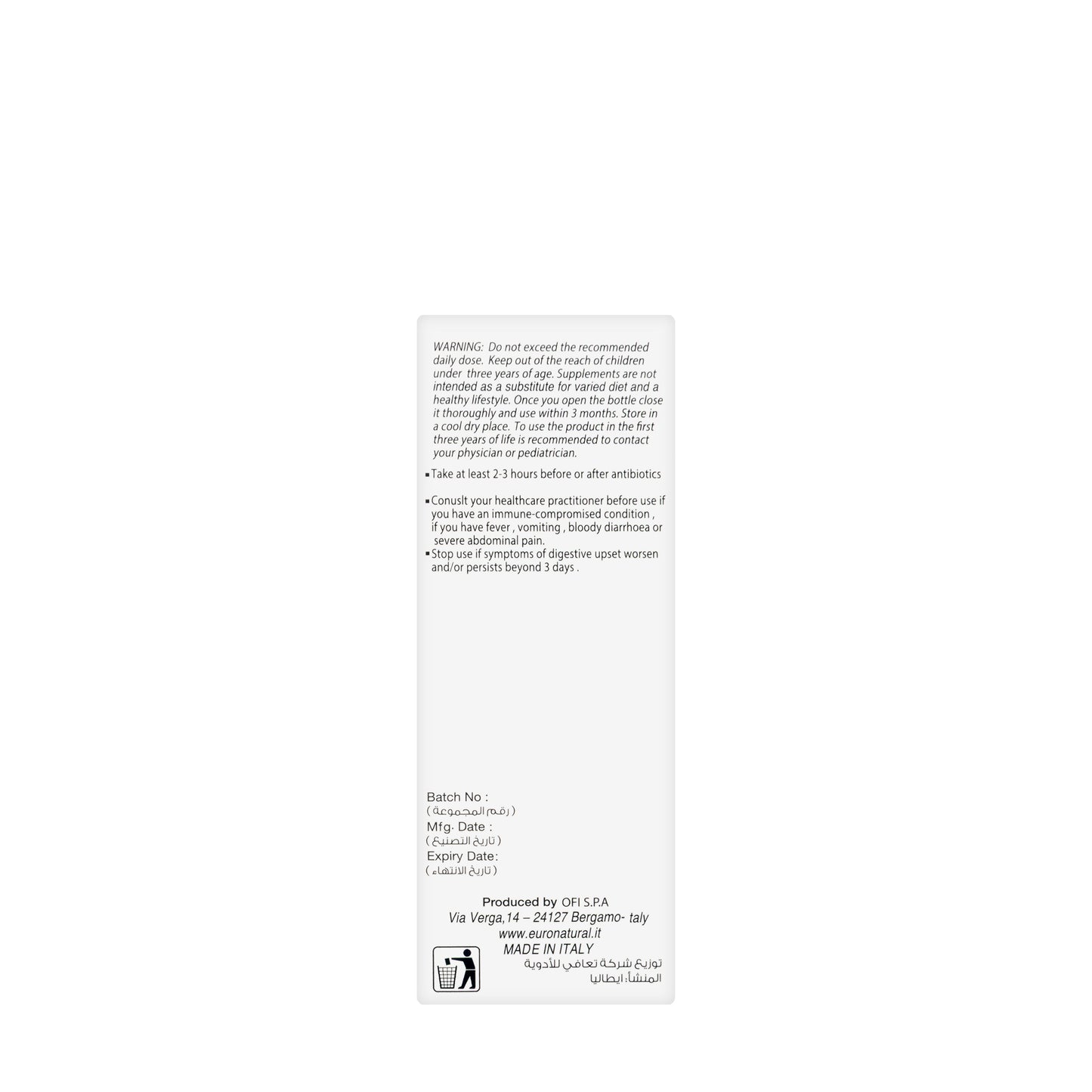 Euronatural Probiotic Drops 10 ml