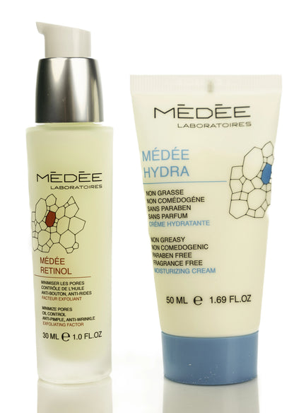 Medee Retinol Exfoliating Cream 30 Ml+Hydra Moisturizing Cream Offer