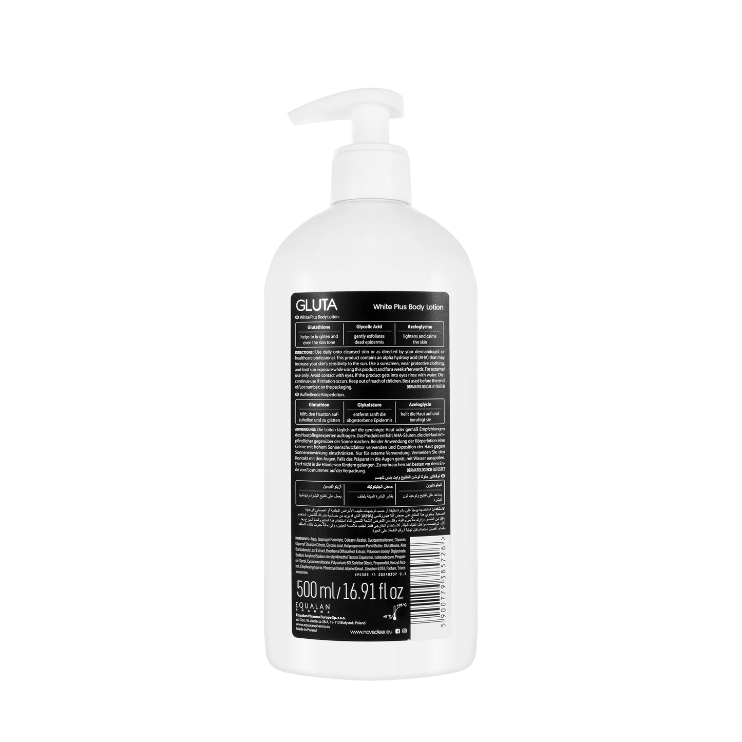 Novaclear Gluta White Plus Body Lotion 500 Ml