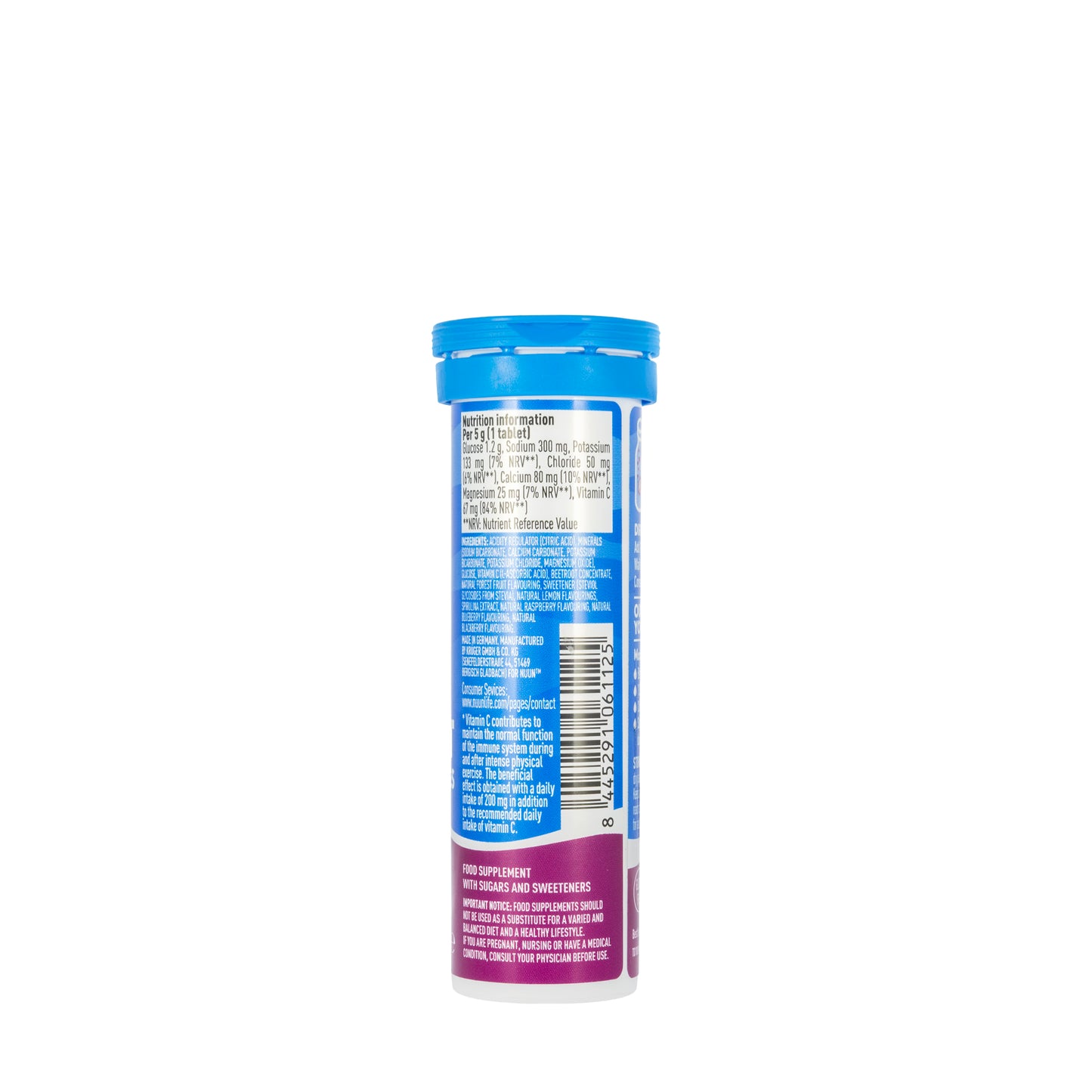 Nuun Sport Hydration Tri-Berry 10 Effervescent Tablets