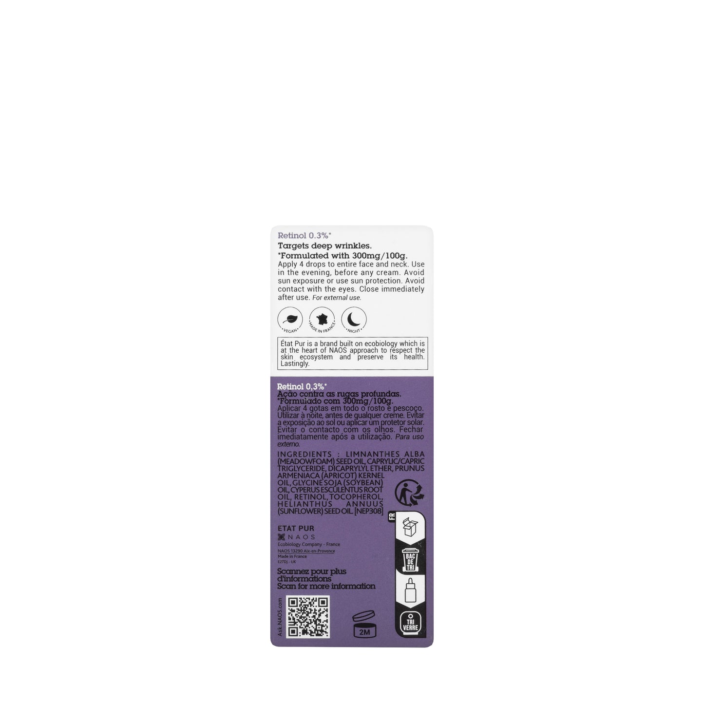 Etat Pur Pure Active Retinol 0.3% Deep Wrinkles Serum 15 Ml