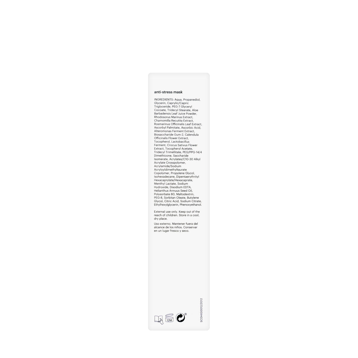 Mesoestetic Anti Stress Mask 100 Ml