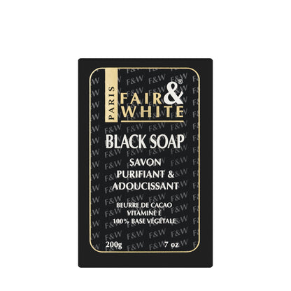 Fair And White Black Soap with Cocoa Butter and Vitamin E 200 Gm