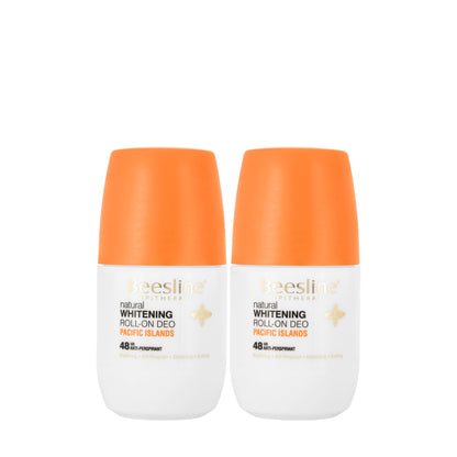 Beesline 48 Hours Whitening Roll On Deo Pacific Islands 50 Ml 1+1 Offer Pack