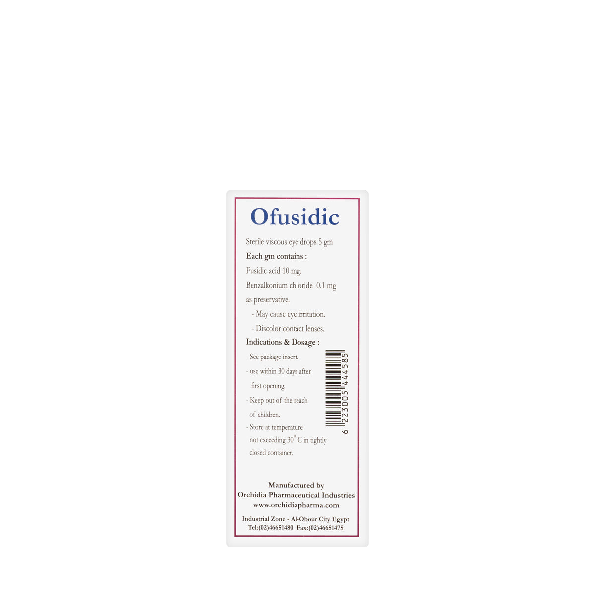 Ofusidic Eye Drops 5Gm