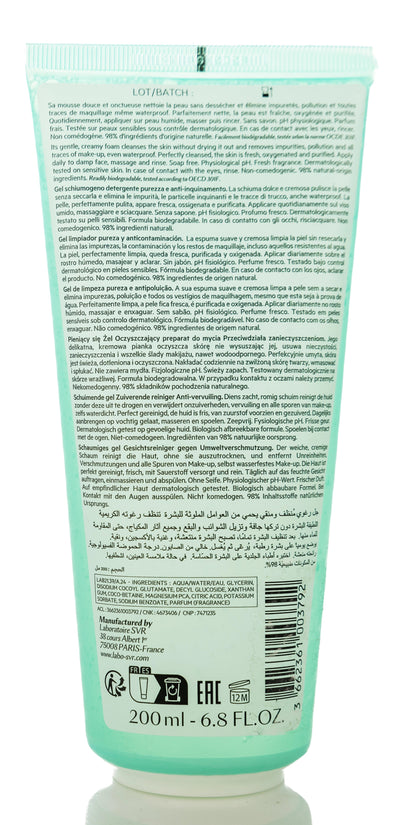 SVR Physiopure Gel Mousse Purity Cleanser 200 Ml