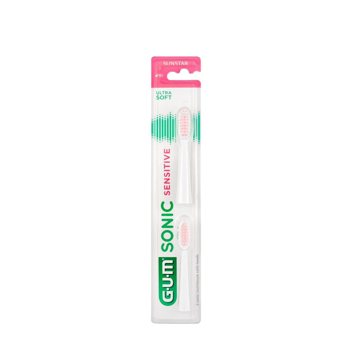 Gum Sonic Sensitive Toothbrush Refill Heads [4111]