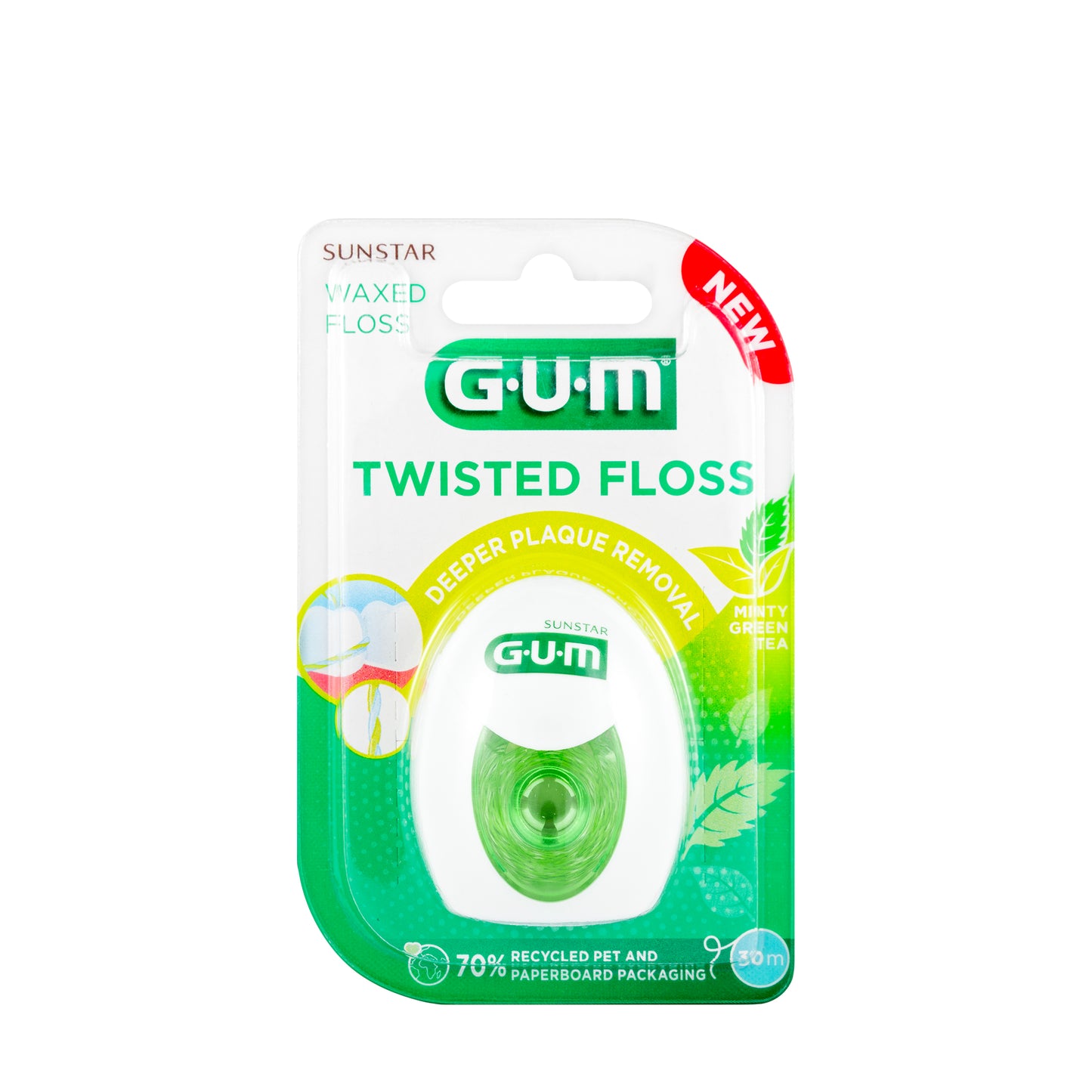 Gum Twisted Waxed Floss 30m [3500]
