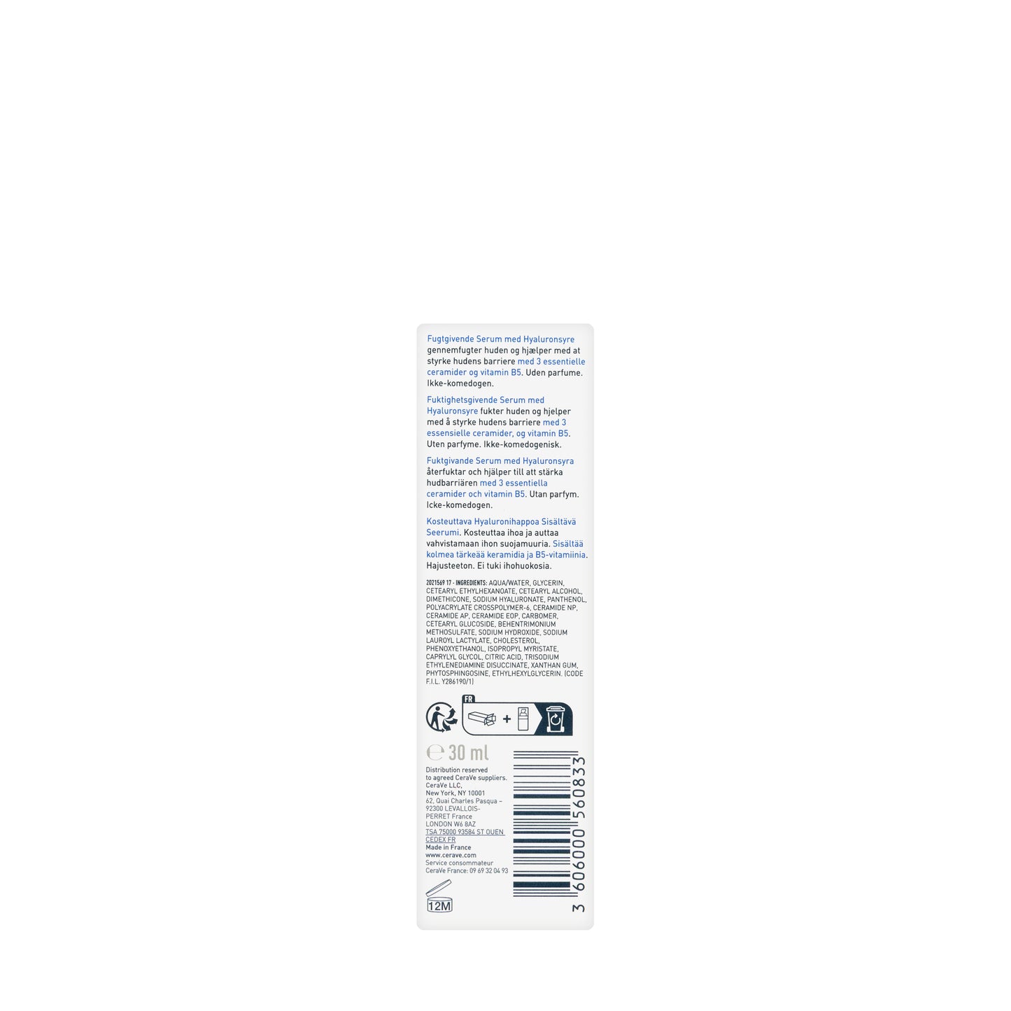 CeraVe Hyaluronic Acid Hydrating Serum 30 Ml