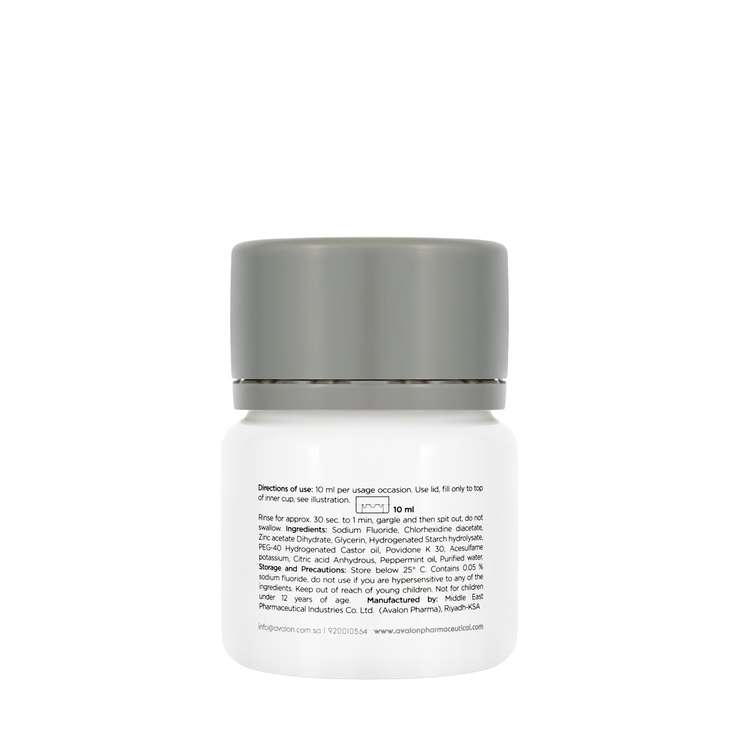 Avalon Ez12 White Mouthwash 50Ml